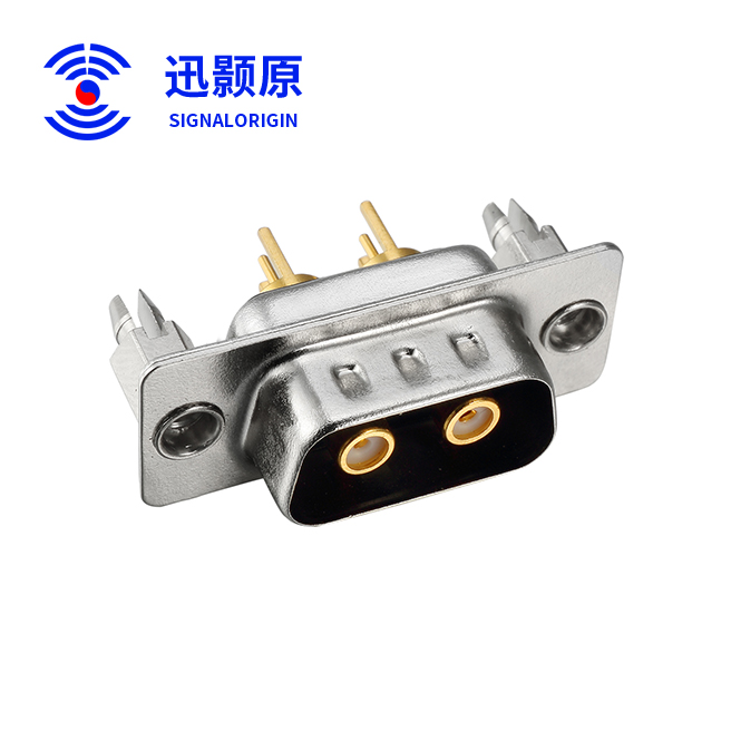 2W2-公-直插板-射频-铆鱼叉