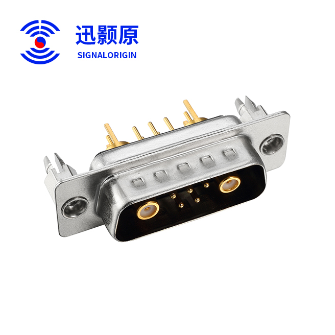 7W2-公-直插板-射频-铆鱼叉