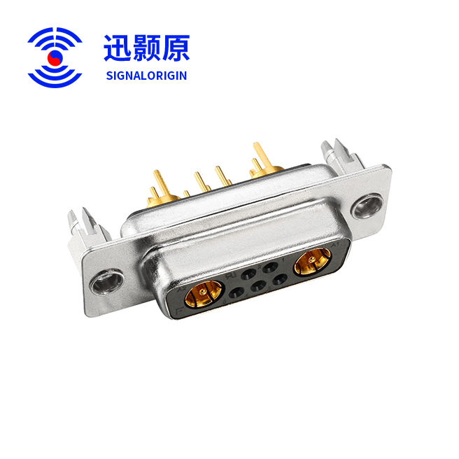 7W2-母-直插板-射频-铆鱼叉