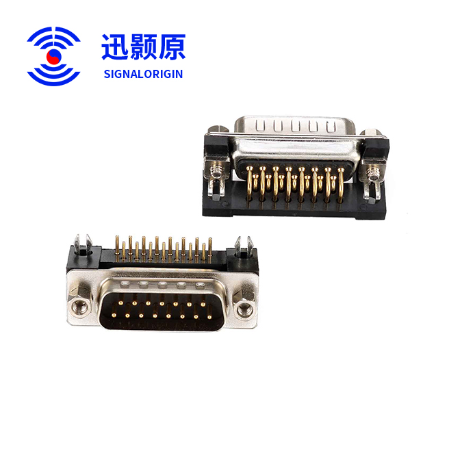 DR-15-公-弯插板-铆塑胶支架-锁螺丝