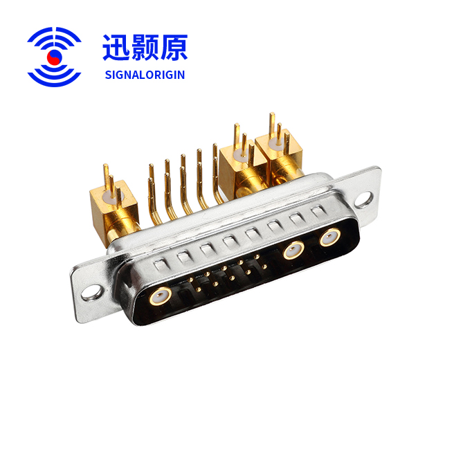 13W3-公-弯插板-射频