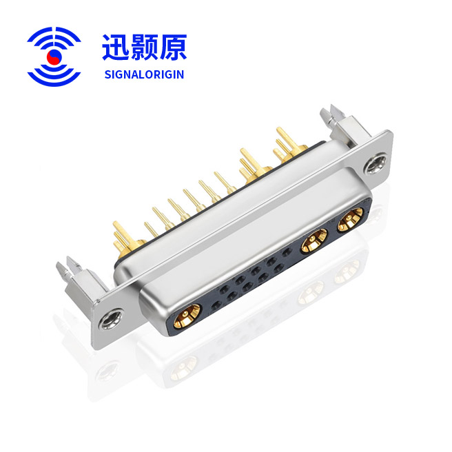 13W3-母-直插板-射频-铆鱼叉