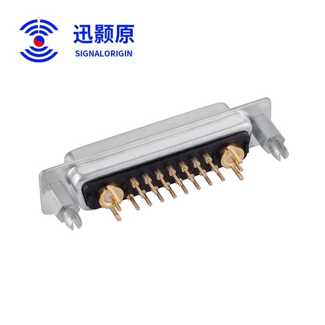 17W2-母-直插板-射频-铆鱼叉