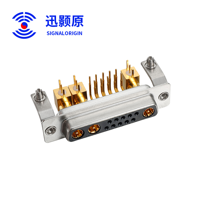 13W3-母-弯插板-铆支架-射频