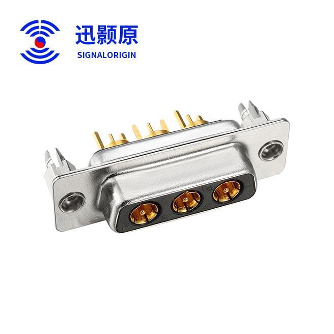 3W3-母-直插板-射频-铆鱼叉