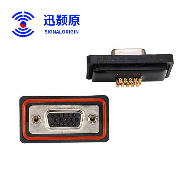 HDB-15-母-焊线-防水