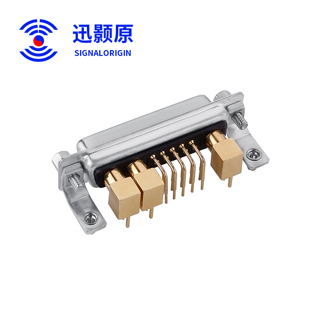 13W3-母-弯插板-射频-铆支架-锁螺丝